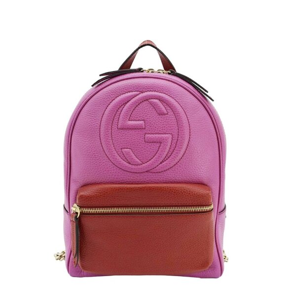 GucciSoho Leather Backpack Pink 431570